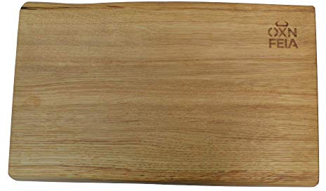 OXNFEIA® - Tagliere da bistecca in legno di quercia, tagliere da cucina, tagliere per salumi, formaggio, grande tagliere in legno, robusto e durevole