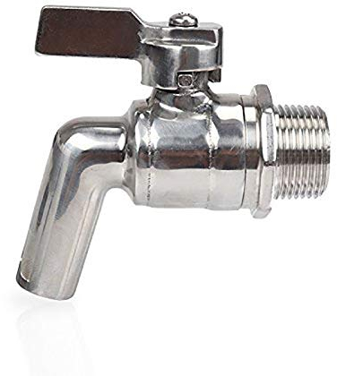Keg Robinet Robinet, Merrday Robinet De Bière En Acier Inoxydable 200PSI Pour HomeBrew Barrel Fermenteur Vin Bière Boisson Distributeur De Jus Spigot Barre De Bouteille 1/2