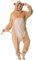 corimori 1852 Louis der AFFE Damen Herren Onesie Jumpsuit Anzug Einteiler Kostüm Verkleidung Gr. 160-170cm, Hellbraun