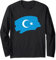 Uiguren Flagge - Solidarität für Muslime in China Langarmshirt