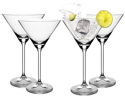 Annastore 4 x Martinigläser 260ml - Cocktailgläser - Gläserset - Gläser - Gläserset