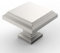 FURNIWARE 12 Pack Cabinet Hardware Knobs, Kitchen Door Cabinet Brushed Satin Nickel Antique Solid Square Knobs - 1.25x1.25(32x32mm)