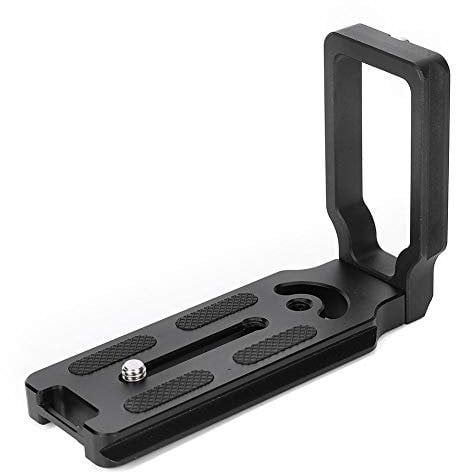 Topiky L shape Quick Release Plate, Aluminum Alloy L Bracket Vertical Shooting 1/4 Inch Mount Quick Release Board Hand Photography Accessory for 5D Mark II Mark III 750D 760D 700D 650D 550D 450D