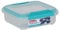 Décor Fresh Seal Clips, BPA-Free, Airtight & Leak Resistant, Ideal For Meal Prep & Storing Leftovers, Container With Silicone Seal Secure Clips & Lid, Microwave, Freezer & Dishwasher Safe, Teal, 630ml