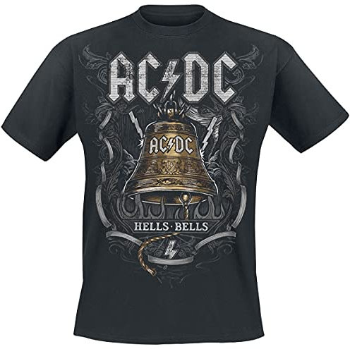 AC/DC Hells Bells Männer T-Shirt schwarz 4XL 100% Baumwolle Band-Merch, Bands, Nachhaltigkeit