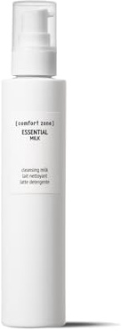 [ comfort zone ] Essential Cleansing Milk, Creamy Silkening Face Wash, Gentle Makeup Remover, Nourishing Daily Cleanser, Dry Skin & All Skin Types, Natural Ingredients, Made in Italy, 6.76 Fl Oz