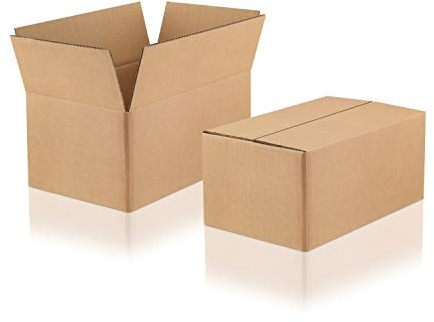 WPTrading - 100 Stück Versandkarton 2-wellig 350 x 230 x 250 mm Wellpappe (Nr. 2W-39C) Braun - Pappe Faltkarton für Warenversendung, Paket & Päckchen mittel (M) - Karton Versand Verpackung extra stark