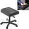 MEYEBP Repose-Pieds avec Roues pour Le Bureau,Tabouret De Pied De Chaise De Jeu Réglable en Hauteur Support De Pied en Cuir PU sous Le Repose-Jambe Roulant De Bureau, Repose-Pieds