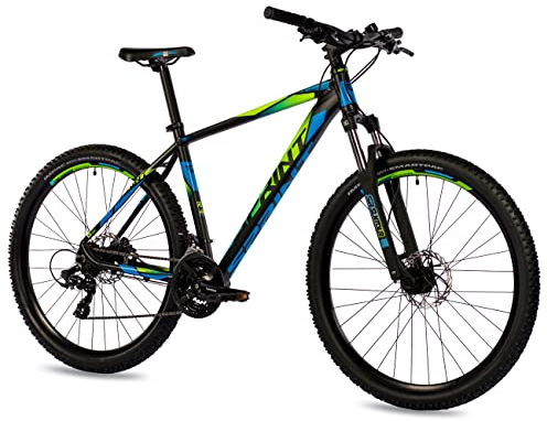 Airtracks 27,5 Zoll Mountainbike Herren MTB Hardtail Fahrrad Maverick Shimano 21 Gang Schaltung Scheibenbremse Vollfederung - 48cm (Körpergröße 175-185cm)