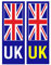 UK Car Number Plate Stickers - Self Adhesive