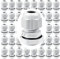 GUUZI 42pz PG9 Pressacavo, IP68 Plastica Impermeabile Regolabile 4-8mm Pressacavi Giunti con Guarnizioni (Bianco)