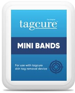Tagcure Skin Tags Remover Mini-Bänder für einfache Warze, Maulwurf und Hautmarkenentfernung zu Hause, Mini-Bänder, Gerät nicht im Lieferumfang enthalten (0,5 cm oder größer)