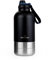 GrandTies Insulated Portable Water Bottle with 2 Detachable Dog Bowl Dispenser | Leak-Proof Food Travel Container | Walking, Hiking, Camping Accessory (64oz, Matte Black)