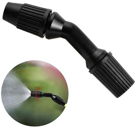 Kunststoff-Sprühdüse, Gartenbewässerungsspray-Zubehör, Ersatzteile für Sprühgeräte für 3L/5L/8L Rückenspritze für die Landwirtschaft, zum Bewässern und Reinigen, Schwarz