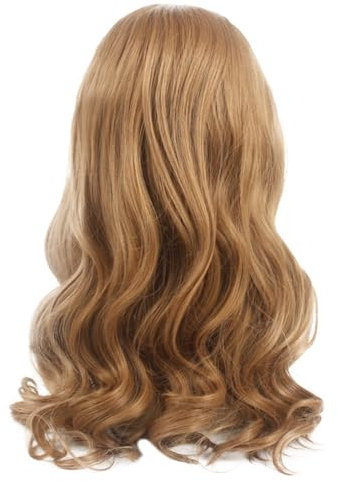 Ruuizksa Europäische und Amerikanische Stil-Mittegeteilter Langer Lockiger Kunstfaser-Perücken-Meghan Cos-Flachsfaserperücke, Einfach zu Verwenden und Langlebig.