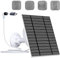 Panneau solaire 6w avec batterie rechargeable 5200mAh intégrée,IP66,câble de 13,2 pieds,compatible avec les caméras Blink XT,Blink XT2&Blink new Outdoor/Outdoor (3rd Gen)/Blink Outdoor 4 (4th Gen）