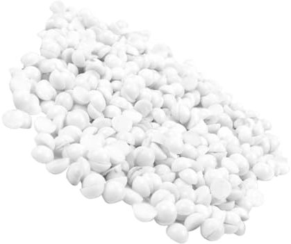 BCOATH Decorative Stone White Garden Pebbles for Aquarium Fish Tank Gravel Plant Pot Filler Rocks for Indoor Planters and Landscape Design