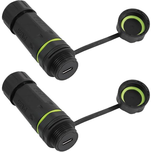 PENGLIN 2PCS Connecteur Type-c étanche IP68 pour Montage sur Panneau | coupleur femelle-femelle pour câble USB C, adaptateur USB3.1 Type C pour l'extérieur