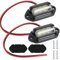 EuAcesry Luces de Matrícula para Coche, 2 Pcs 12V-24V Luz de la Placa Impermeable del Auto Remolque LED, para Coche, Moto, Remolques, RV, Camión, Caravana y Barco