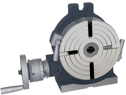 Vertical and Horizontal Dual-Purpose Indexing Disc Milling Machine Rotary Table Divider Indexing Head,5/6/8/10Inch, Table for milling, Drilling, Grinding and Boring Machines(6in/150mm)