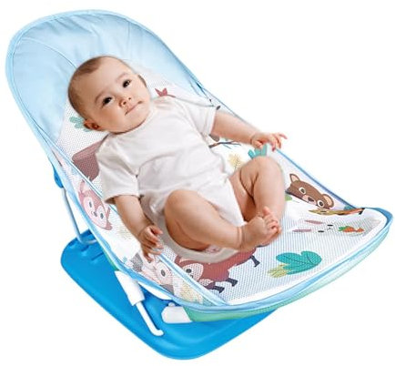 Klappende Kinderbadin - Kinderbad Unterstützt, Verstellbare Badewannensitze | Raumsparende Babybadeweichunterstützung Kinder Shampoo Stuhl, Duschbadeweichunterstützung Für Kinder, Mädchen, Kin