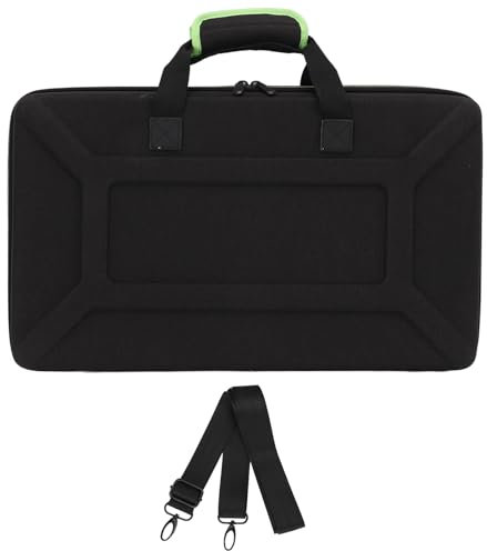 Professional DJ Controller Bag for Pioneer FLX4, DDJ-400, SB3, Padded Water Proof Travel Case with Laptop Compartment (15.6), EVA Protective Cover