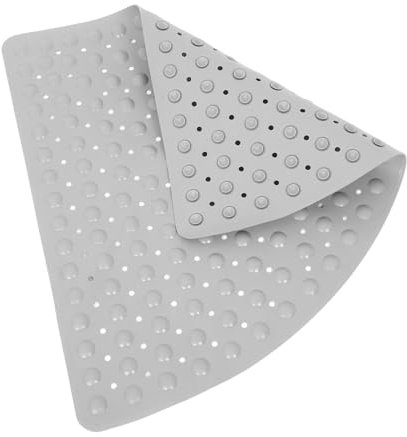 Hemobllo Tappetino Angolare Per Vasca Da Bagno in Silicone Antiscivolo Per Doccia Tappetino Per Bagno Sicuro e Confortevole
