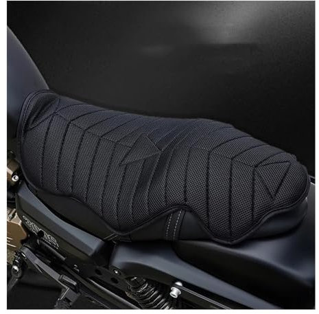 Housses siège Coussin Universel Cool Respirant Anti-Transpiration Isolation Thermique Moto Voiture Batterie Housse De Coussin Scooter Protection Solaire