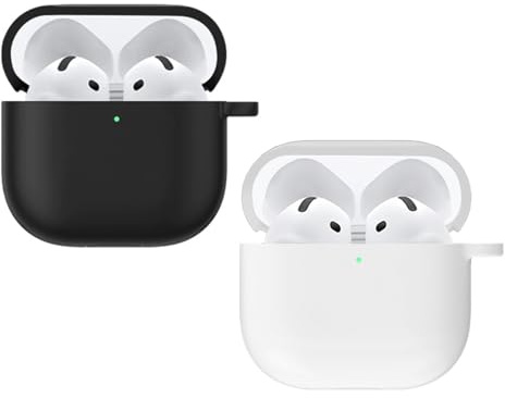 AirPods der vierten Generation schützen - kollisionssicheres Gehäuse, dreifacher Schutz, kompatibles drahtloses Laden, leicht zu reinigen, für den täglichen Gebrauch geeignet, sicher und langlebig