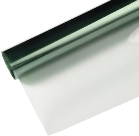 Blueshyhall Auto Tönungsfolie 80% VLT Hell Grün, Solarfolie UV-Schutz Auto Fenster Folie, Autofenster Wärmeschutz Sonnenschutzfolie für Heckscheibe Seitenfenster Innen (75 x 300 cm)