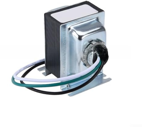 24V 40VA Türklingeltransformator für Video-Türklingeln - Netzteil kompatibel mit kabelgebundenen Niederspannungs-Türklingeln und Thermostaten, geschirmter Metallkern, über