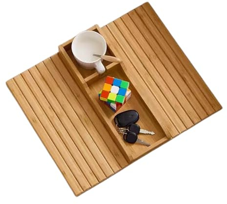 Bracciolo con portabicchieri per, organizer da tavolo con braccioli per hack, organizer antiscivolo per spazio abitativo con questo vassoio portabicchieri, che fornisce