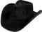 Boland - Hut Wyoming, Kunstleder Optik, Cowboy Hut, Wilder Westen, Ranger, Kopfbedeckung, Kostüm, Karneval, Mottoparty, Schwarz