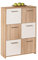 Inter Link – Kommode – Sideboard - Kommode mit 6 Türen – 2 Farbig – Melaminbeschichtet – Sonoma Eiche Nachbildung und Weiß – BxTxH: 77x30x115 cm – Egadi