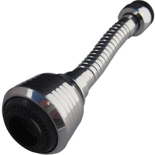 2 Mode Stream & Spray Flexible Kitchen Tap Swivel Nozzle Sprayer F22mm / M24mm