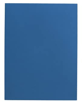 Alevar Ordner mit 3 Klappen aus Karton Bristol 200 g, Format 25 x 34,5 cm, Farbe Blau, Packung mit 25 Stück