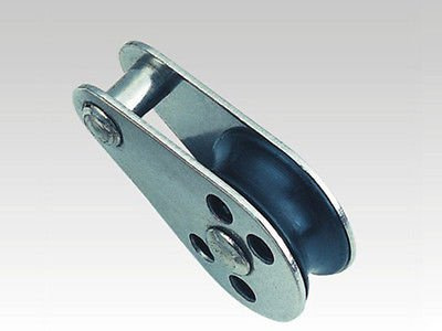 Stainless Steel Pulley Block with Nylon Sheave & Fixed Pin 25MM