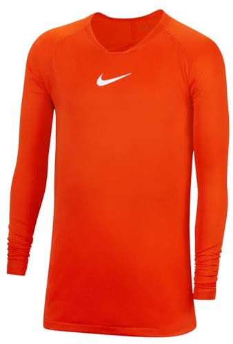 Nike Park First Layer Top Kids Manga Larga Térmica, Niños, Naranja