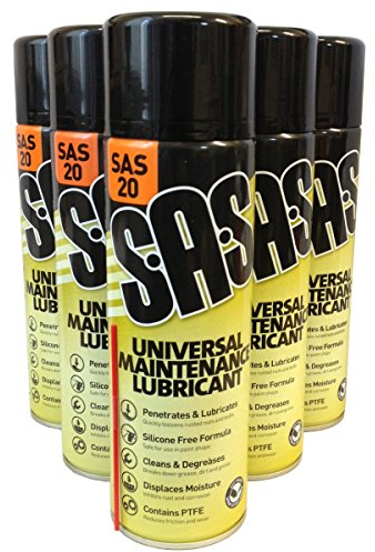 4 x 500ML SAS20 Motorbike car maintenance Spray - penetrating Lubricant