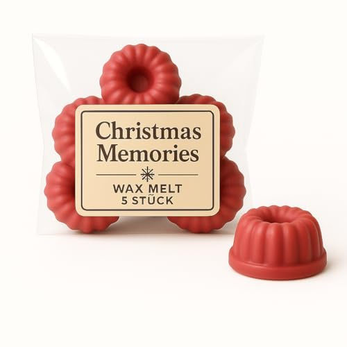 Duftkerze Duftmelt Memories of Christmas 5er Set Duftmelt/Duftwachs für Aroma- & Duftlampe