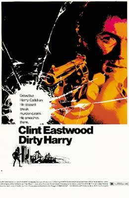 Dirty Harry – Clint Eastwood – 86,5 x 101.5 cm zeigt/Poster