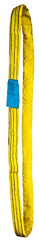 PONSA. 3t-1m Rundschlinge 1m Nutzlänge (2m Umfang) – 3000kg Tragkraft – EN 1492-2 – Hebeschlinge Polyester mit PONSAGARD Schnittschutz & Abriebschutz – inkl. Zertifikat & Anleitung – Made in EU