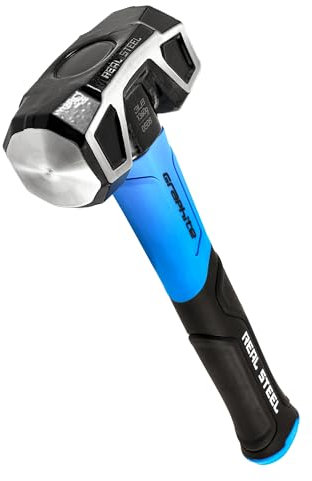 REAL STEEL Gummigriff geschmiedet Ummantelung Graphit Bohrhammer zum Anschlagen 1,4 kg 0508
