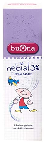 Hypertonische Lösung und Hyaluronsäure - Nebial 3% Nasenspray Gut