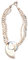 collezione alessandro Kurze Kette Arielle mit opulentem Muschelanhänger