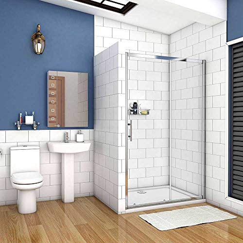 AICA porte de douche 110x190cm paroi de douche coulissante porte coulissante