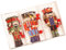 TOYANDONA 9pcs Christmas Nutcracker Ornaments Wooden Christmas Tree Hanging Decoration Xmas Wooden Cutout for Holiday Christmas Party
