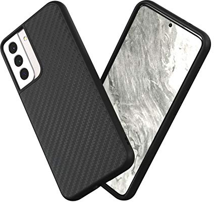 RhinoShield Case kompatibel mit [Samsung Galaxy S21] | SolidSuit - Stoßdämpfende & schlanke Schutzhülle mit Premium Finish - 3.5 Meter Fallschutz - Karbonfaser Textur