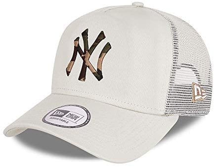 New Era New York Yankees Cap Trucker Kappe Camouflage Infill Basecap MLB Baseball beige - One-Size