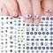 jmeowio Evil Eye Nail Art Stickers Decals 7 Sheets Self Adhesive Turkish Blue Eye Hamsa Hand Eye of Fatima Cartoon Design Manicure Tips Nail Decoration for Women Girls Gift